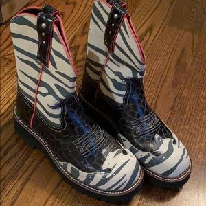 Ariat Boot Zebra Print